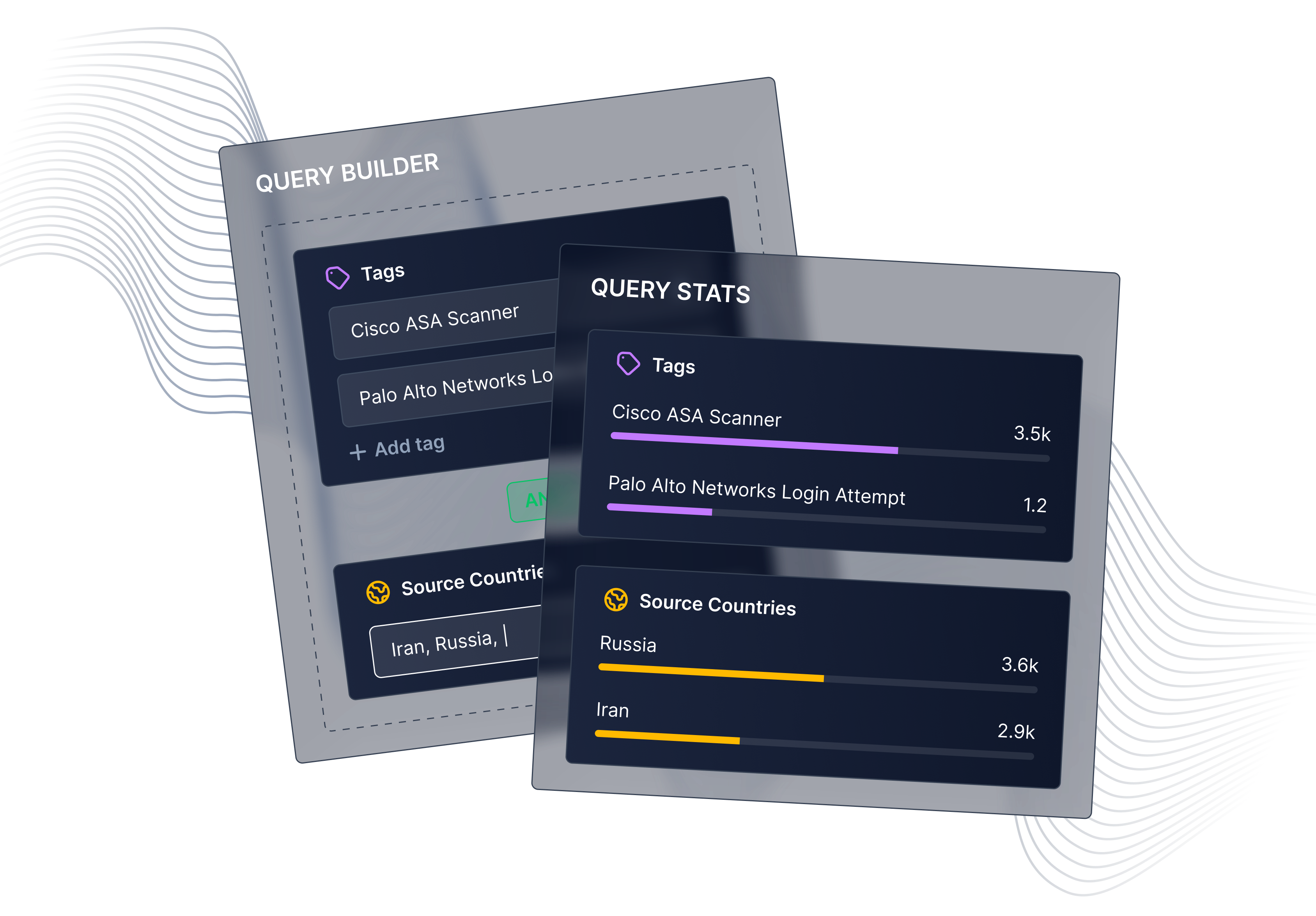 Query Builder and Query Stats interface